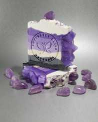 Amethyst Geode Crystal Soap (Lavender & Sage) 