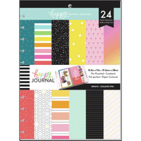 The Happy Planner - Me and My Big Ideas - Happy Memory Keeping Big Pre-Punched Cardstock Photo Pages - Bright