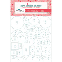 Riley Blake Designs - Lori Holt of Bee in my Bonnet - Stitch Sew Simple Shapes - My Happy Place