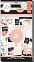 The Happy Planner - Me and My Big Ideas - Value Pack Stickers - Bold & Blush - Big (#536)