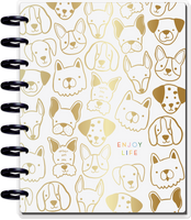 The Happy Planner - Me and My Big Ideas - Classic Happy Planner - 2022 Colorful Dogs - 12 Months (Dated, Vertical)