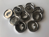 Metal Planner Discs - Small (28mm) - Silver - Unicorn - Set of 11