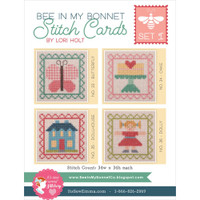 It's Sew Emma - Lori Holt of Bee in My Bonnet - Stitch Cards - Set of 4 (Set I)