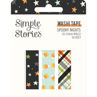 Carpe Diem - Simple Stories - Spooky Nights Washi Tape - Set of 3