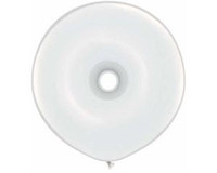 Geo Donut Standard White Balloon (40cm)