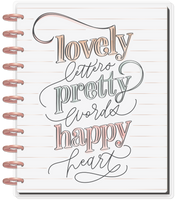 The Happy Planner - Me and My Big Ideas - Big Happy Planner - 2022 Lovely Letters - 12 Months (Dated, Horizontal)