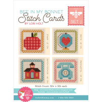 It's Sew Emma - Lori Holt of Bee in My Bonnet - Stitch Cards - Set of 4 (Set J)