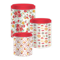 Riley Blake Designs - Lori Holt of Bee in My Bonnet - Cook Book Kitchen Canisters