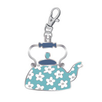 Riley Blake Designs - Lori Holt of Bee in my Bonnet - Cook Book Enamel Charm Blossom Teapot