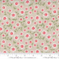 Moda Fabric - Love Note - Lella Boutique - Sweet Daisy Small Floral Dove #5151 17