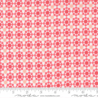 Moda Fabric - Love Note - Lella Boutique - First Crush Geometric Blender Check Tea Rose #5152 26