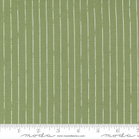 Moda Fabric - Love Note - Lella Boutique - Distressed Stripes Pin Stripe Grass #5153 14