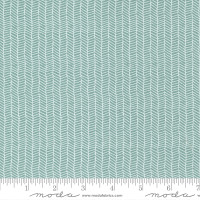 Moda Fabric - Love Note - Lella Boutique - Herringbone Blender Stripe Dusty Sky #5154 12