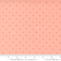 Moda Fabric - Love Note - Lella Boutique - Lovey Dot Blender Heart Dot Sweet Pink #5155 16