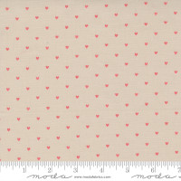 Moda Fabric - Love Note - Lella Boutique - Lovey Dot Blender Heart Dot Dove #5155 17 