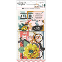 American Crafts - Maggie Holmes - Market Square Ephemera Cardstock Die-Cuts