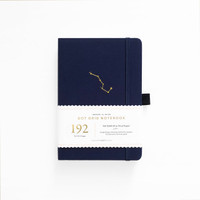 Archer & Olive - A5 Night Sky 192 Pages Dot Grid Notebook (White)