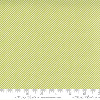 Moda Fabric - One Fine Day - Bonnie & Camille - Scrumptious Stripe Bias Stripe Green #55232 13