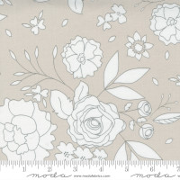Moda Fabric - Beautiful Day - Corey Yoder - Blooms Floral Rose Large Floral Tonal Floral Stone #29132 22