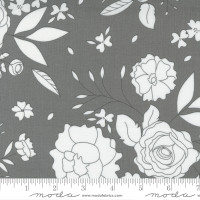 Moda Fabric - Beautiful Day - Corey Yoder - Blooms Floral Rose Large Floral Tonal Floral Slate #29132 24 