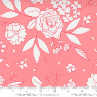 Moda Fabric - Beautiful Day - Corey Yoder - Blooms Floral Rose Large Floral Tonal Floral Tea Rose #29132 29
