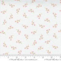 Moda Fabric - Beautiful Day - Corey Yoder - Sprigs Blender Branch Leaf White Multi #29134 21