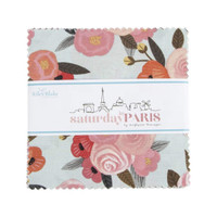 Riley Blake Fabrics - Charm Pack - Saturday in Paris by Christopher Thompson