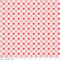 Riley Blake Fabric - Quilt Fair by Tasha Noel - Quilty Stars Pink #C11356-PINK