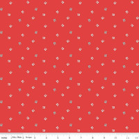 Riley Blake Fabric - Quilt Fair by Tasha Noel - Sewing Machines Red #C11354-RED