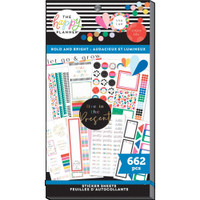 The Happy Planner - Me and My Big Ideas - Value Pack Stickers - Bold and Bright (#662) 
