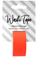 PA Essentials Washi Tape - Set of 2 - Neon Orange
