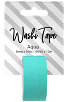 PA Essentials Washi Tape - Set of 2 - Aqua