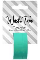 PA Essentials Washi Tape - Set of 2 - Turquoise