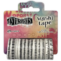 Dyan Reaveley's Dylusions Washi Tape White - Set of 12