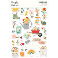 Simple Stories - A5 Sticker Book - Full Bloom
