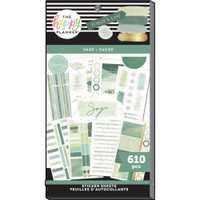 The Happy Planner - Me and My Big Ideas - Value Pack Stickers - Sage (#610) 