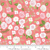 Moda Fabric - Lollipop Garden - Lella Boutique - Coral Pink Floral #5080 13