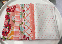 Moda Fabric - The Good Life - Bonnie and Camille - Fat Quarter Bundle - Set of 7 - Pink