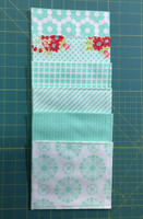 Moda Fabric - Handmade - Bonnie and Camille - Fat Quarter Bundle - Set of 6 - Aqua