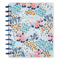 The Happy Planner - Me and My Big Ideas - Big Happy Planner - 2022-2023 Teeny Florals - 18 Months (Dated, Vertical) 