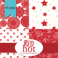 Riley Blake Fabrics - Layer Cake - Red Hot by Assorted Designers