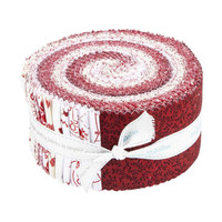 Riley Blake Fabrics - Jelly Roll - Red Hot by Assorted Designers