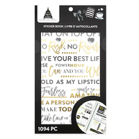 Craft Smith - Capitol Chic Designs - Sticker Book - Black & White