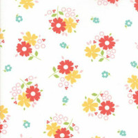 Moda Fabric - Flower Mill - Corey Yoder - Daisy Floret #29031 11 BOLT END 1.9 metres