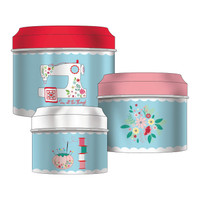 ***IMPERFECT*** Riley Blake Designs - Beverly Mccullough Sewing Canister Set