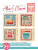 It's Sew Emma - Lori Holt of Bee in My Bonnet - Stitch Cards - Set of 4 (Set L)