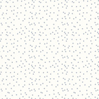 Riley Blake Fabric - Bee Backgrounds by Lori Holt - Circle Blue #C6384R-BLUE - BOLT END 35cm