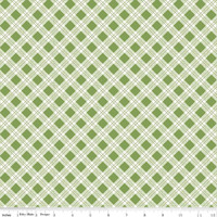 Riley Blake Fabric - Bee Plaids by Lori Holt - Scarecrow Clover #C12020R-CLOVER