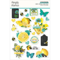 Simple Stories - A5 Sticker Book - Simple Vintage Lemon Twist