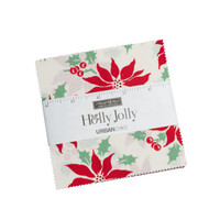 Moda Fabric Precuts Charm Pack - Holly Jolly by Urban Chiks